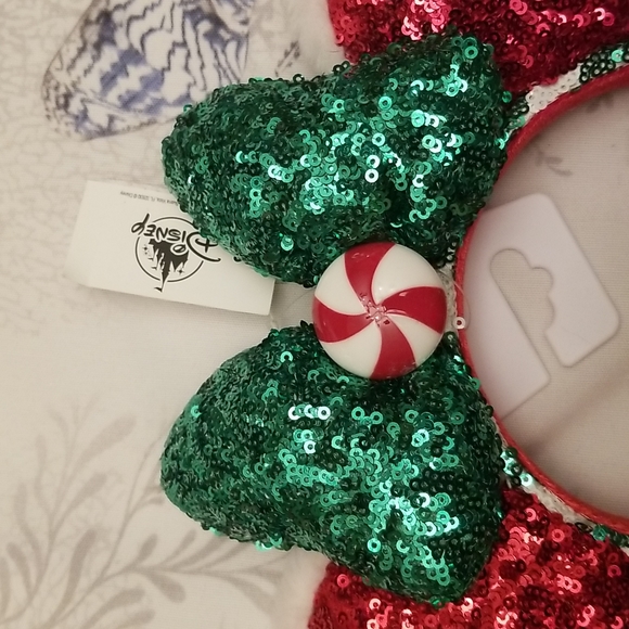 NWT Disney Parks Minnie Mouse Christmas Ears - Picture 5 of 6